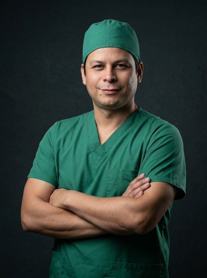Dr. Oscar Manuel Bárcenas Hernández, especialista en Anestesiología en Alta Trauma